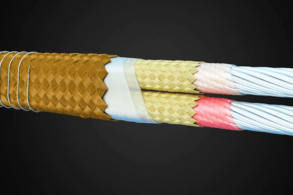 自控溫伴熱帶纏繞發